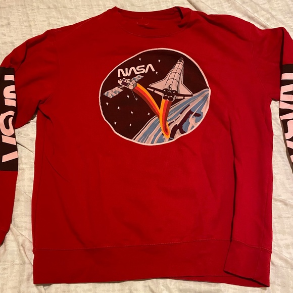 Other - Red Nasa Longsleeve Large